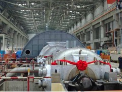 商洛发电二期工程4号机组汽轮机 预扣缸工作顺利完成