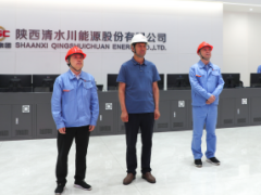 省安委办第一指导服务组到清水川能源开展专项督导